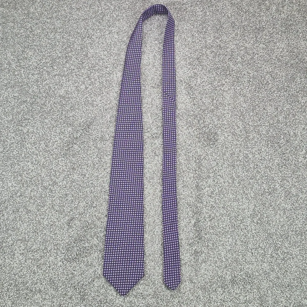Brooks Brothers Necktie 100% Silk Purple Flower Print